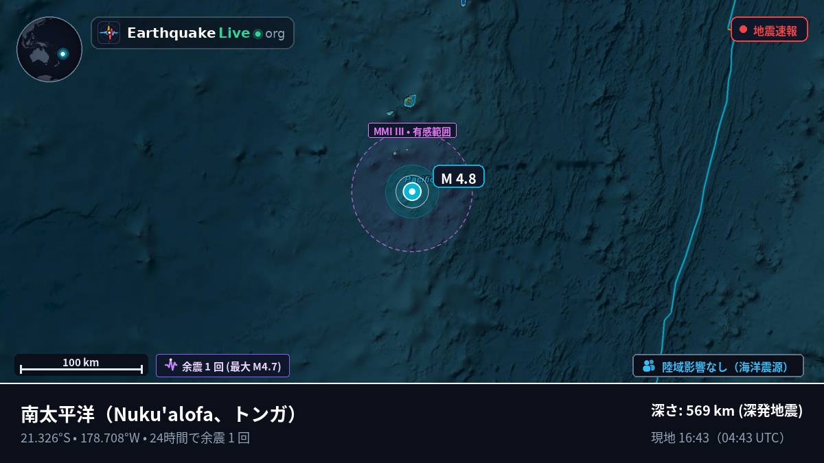 南太平洋 (トンガ)