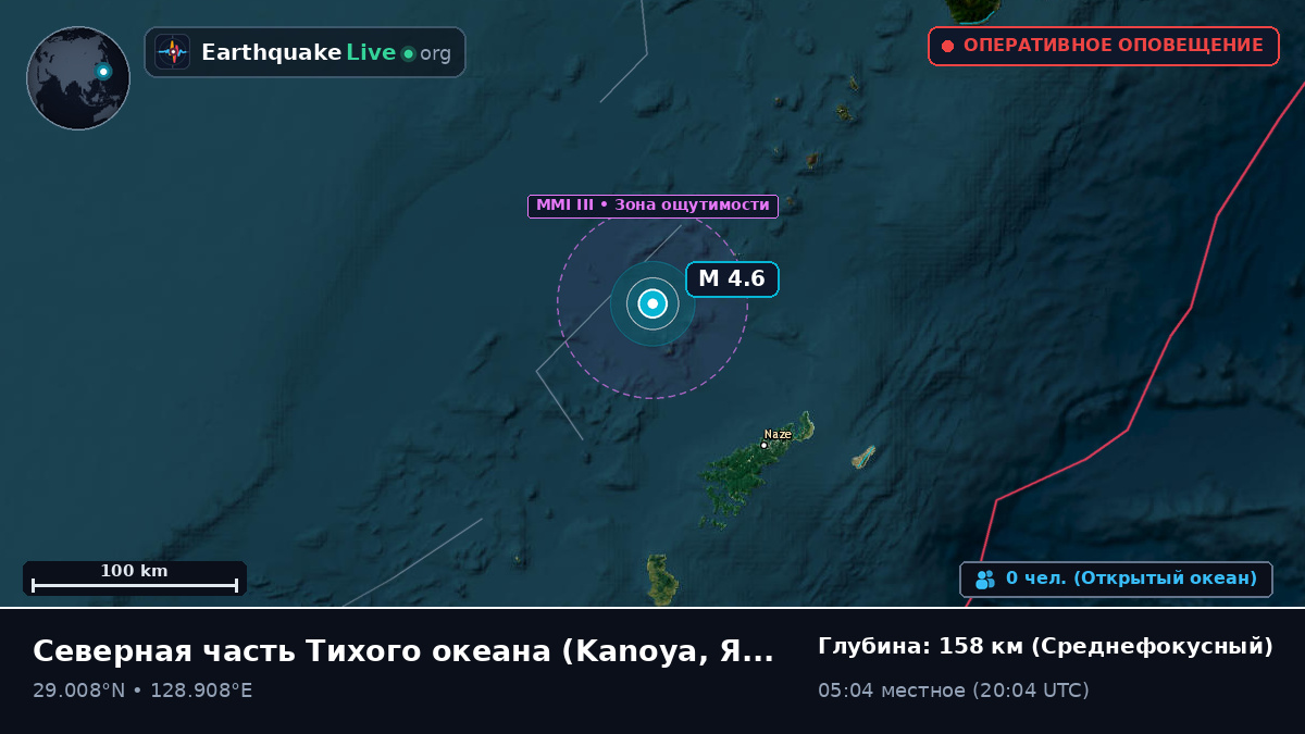 Северная часть Тихого океана (Япония)