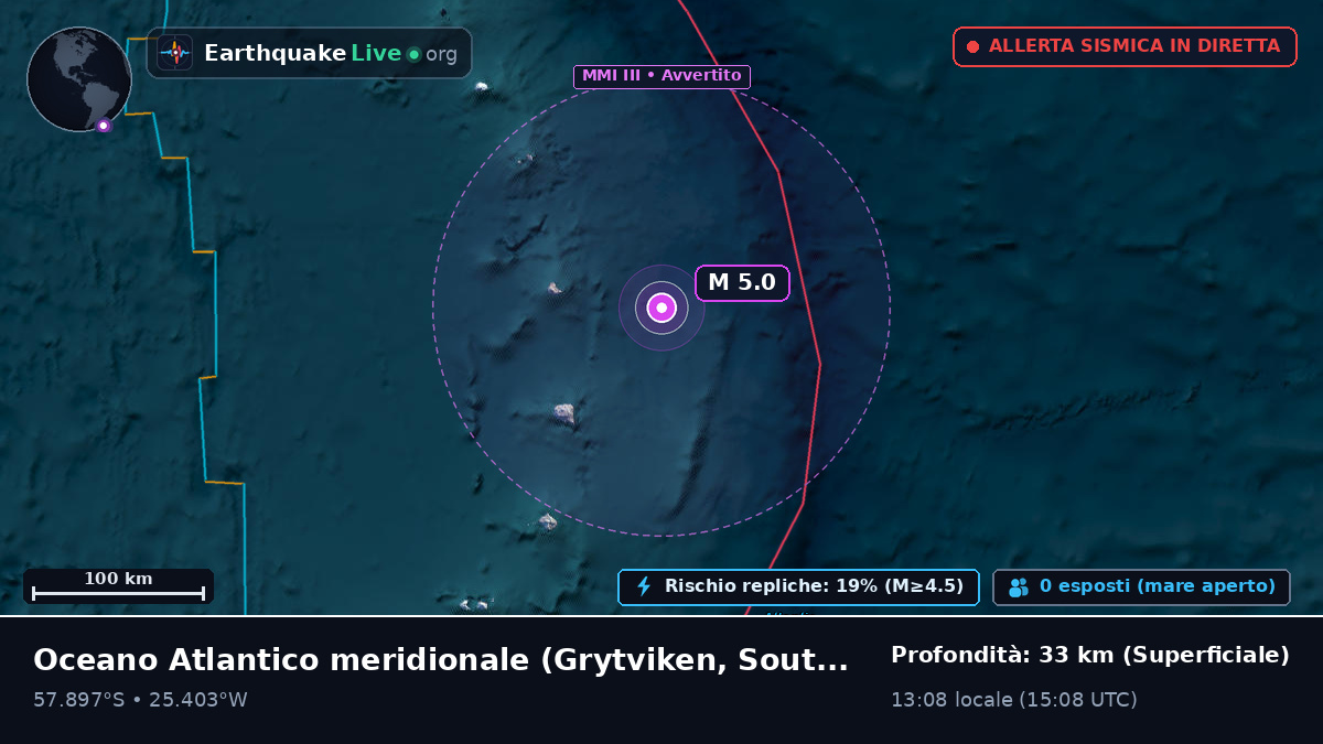 Oceano Atlantico meridionale (South Georgia and the Islands)