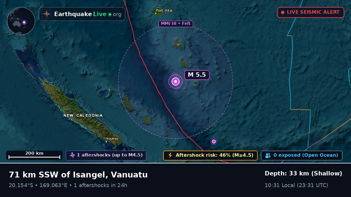 South Pacific Ocean (Vanuatu)