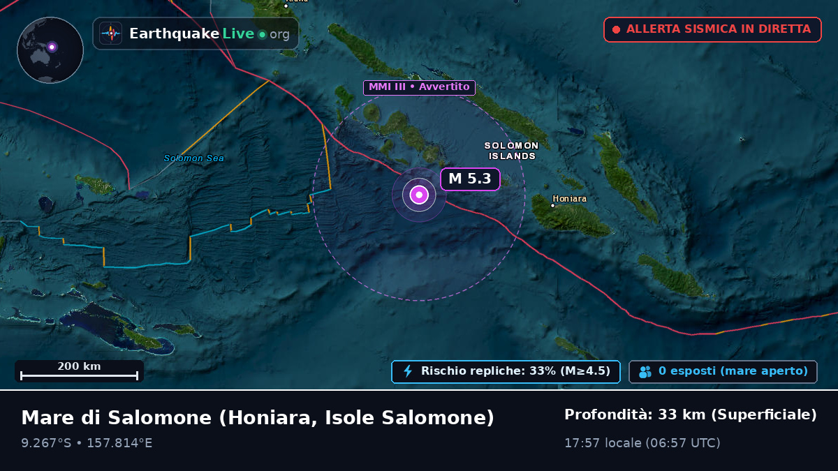 Mare di Salomone (Isole Salomone)