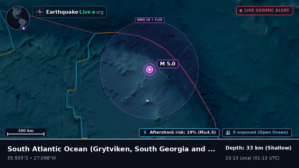 South Atlantic Ocean (South Georgia and the Islands)