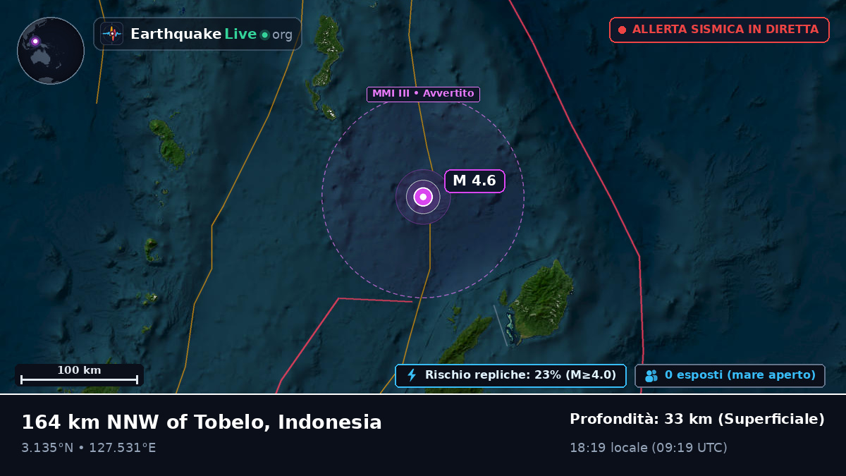 Oceano Pacifico settentrionale (Indonesia)