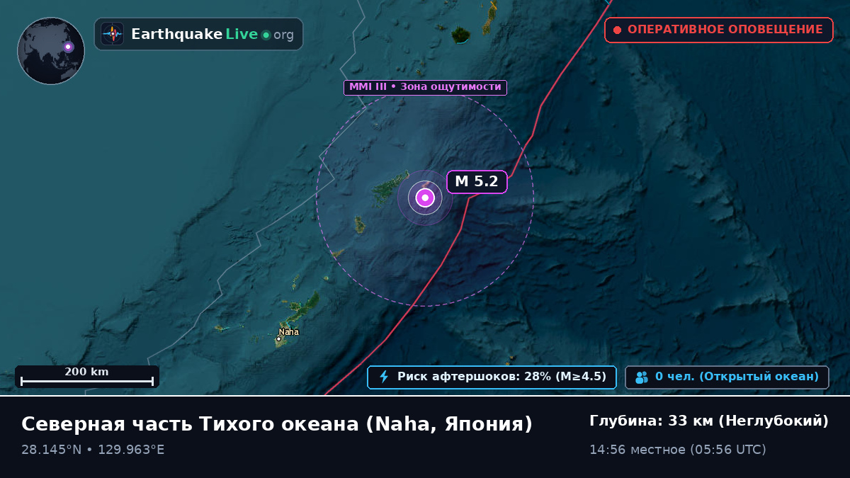Северная часть Тихого океана (Япония)