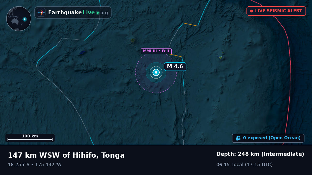 South Pacific Ocean (Tonga)