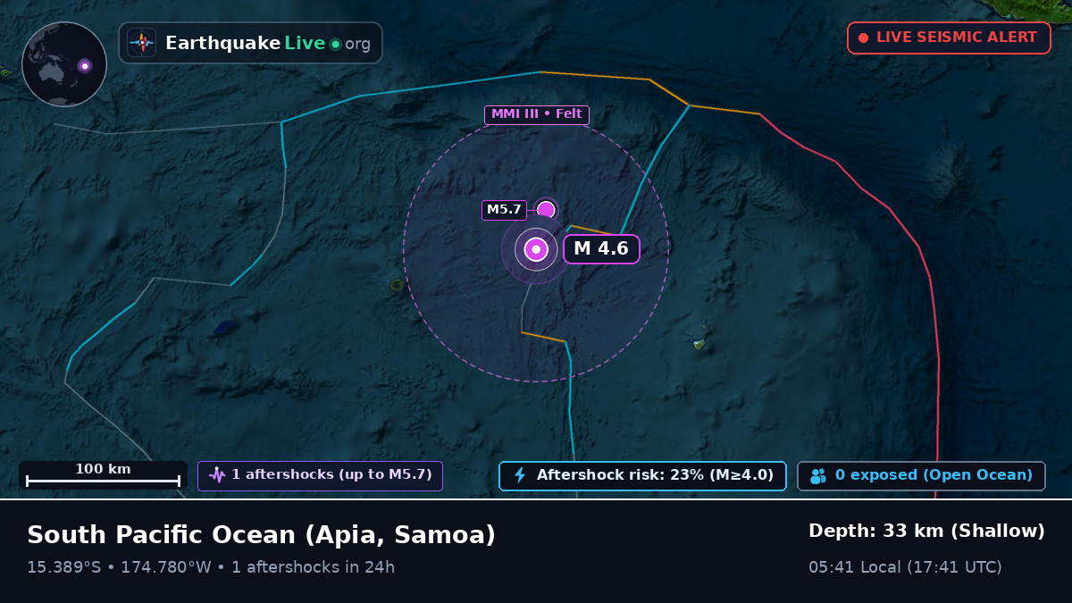 South Pacific Ocean (Samoa)