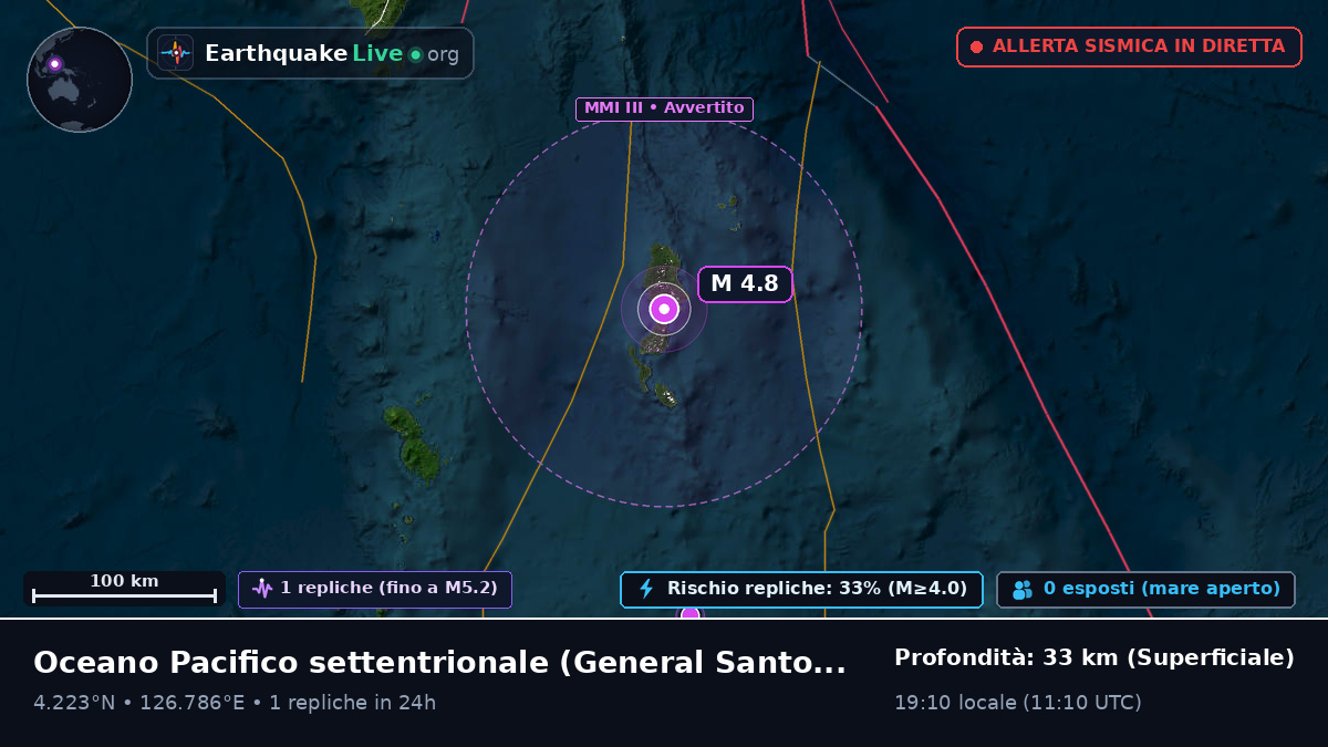 Oceano Pacifico settentrionale (Filippine)
