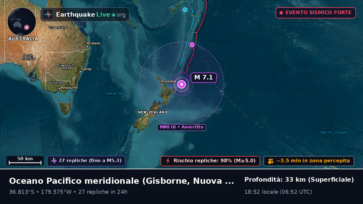 Oceano Pacifico meridionale (Nuova Zelanda)