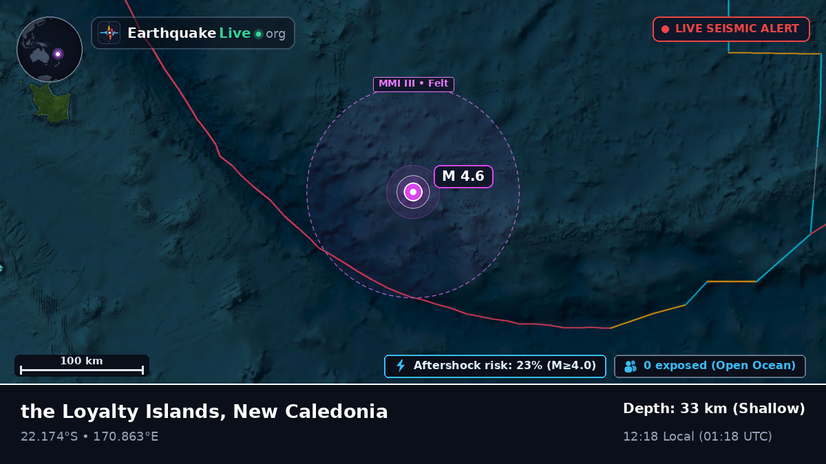 South Pacific Ocean (New Caledonia)
