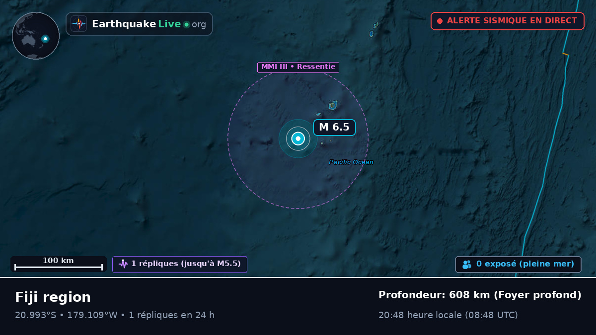 Océan Pacifique Sud (Tonga)