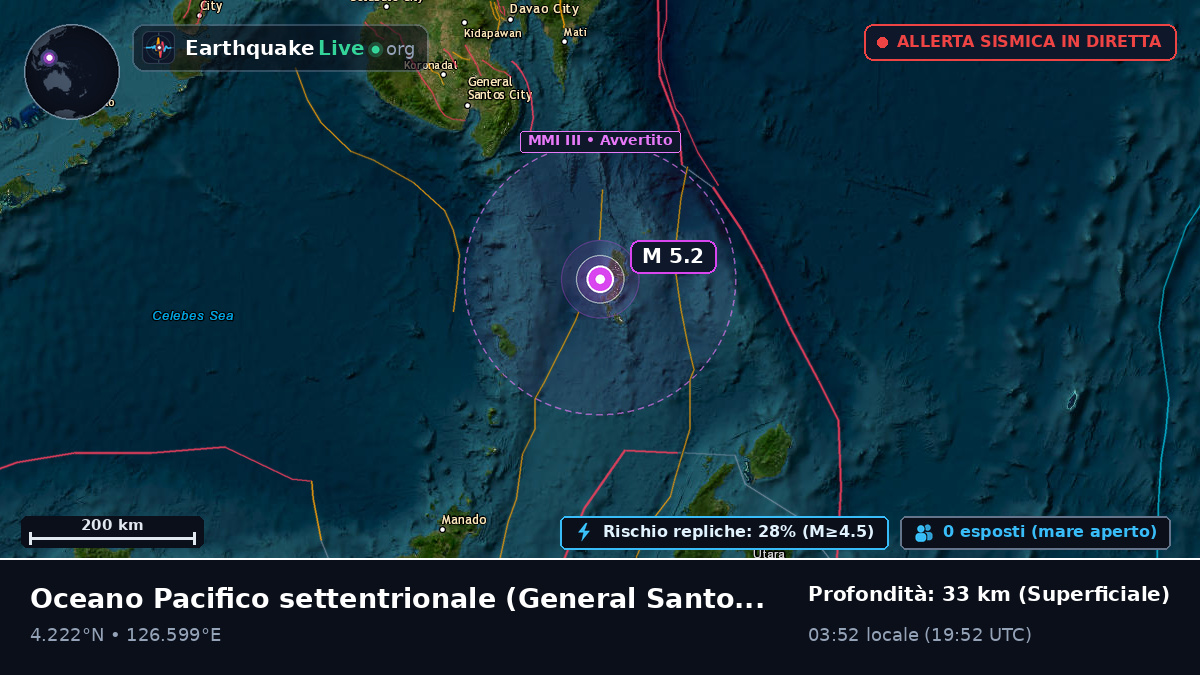 Oceano Pacifico settentrionale (Filippine)