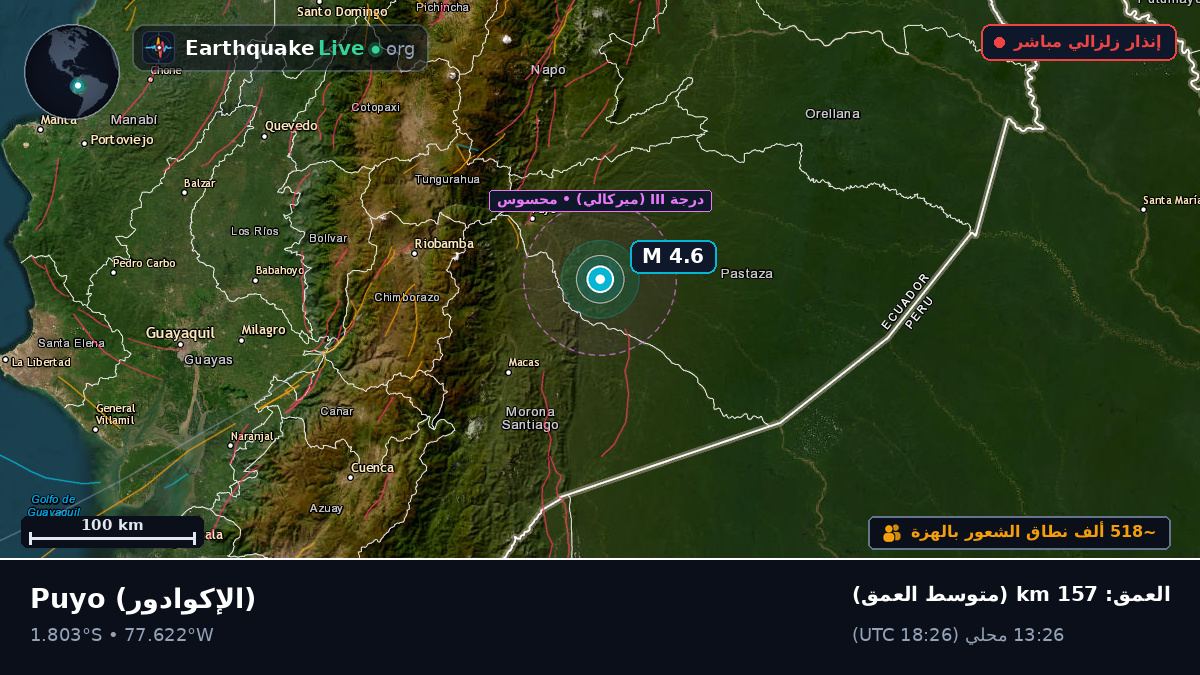 Pastaza, الإكوادور