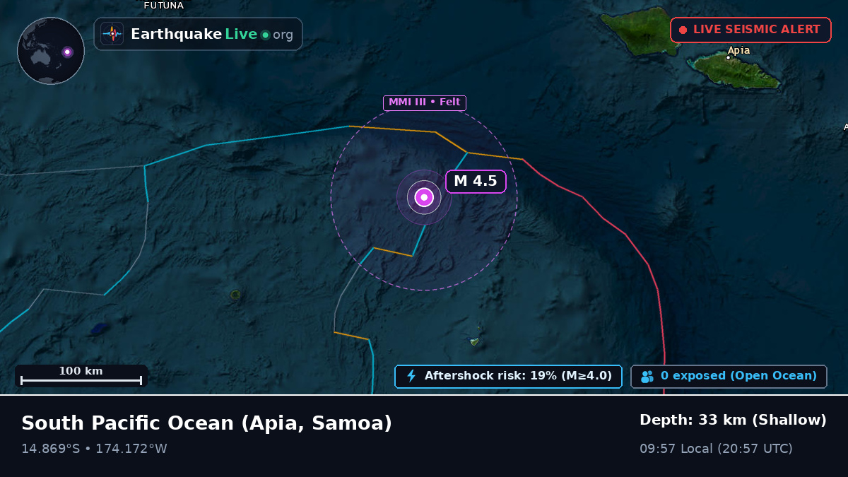 South Pacific Ocean (Samoa)