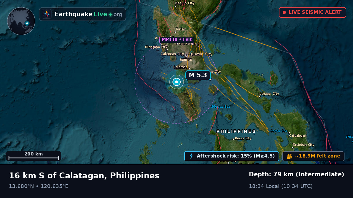 Off the coast of Batangas, Philippines