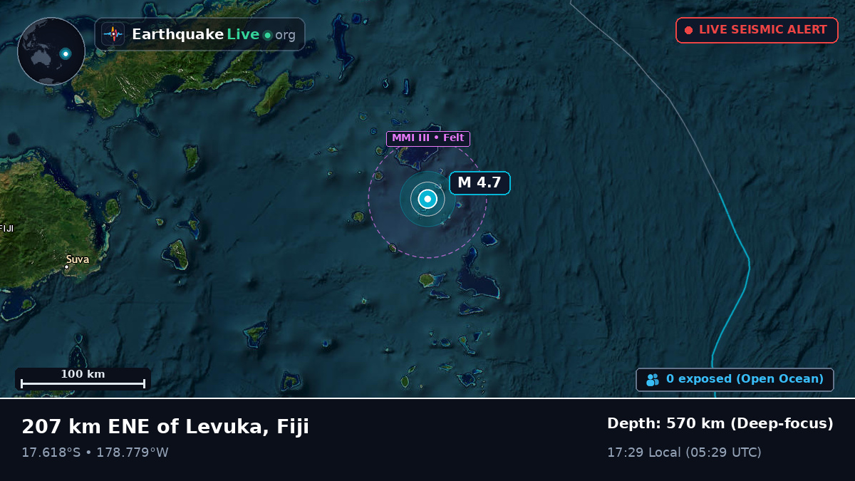 Off the coast of Labasa, Fiji