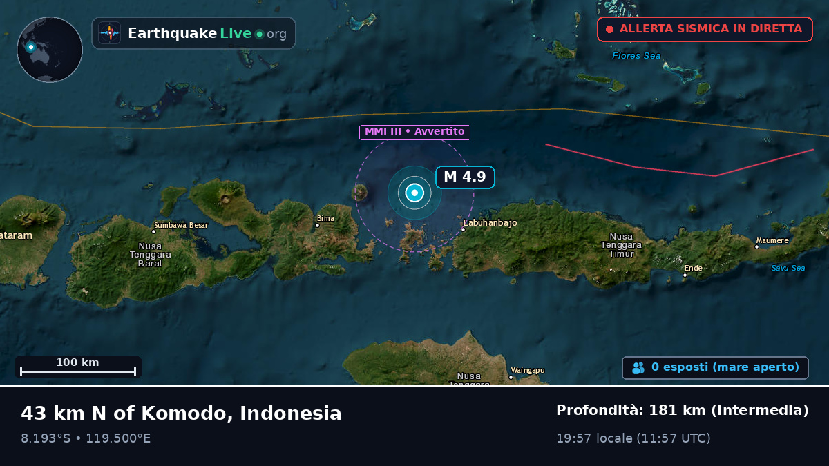 Mare di Flores (Indonesia)