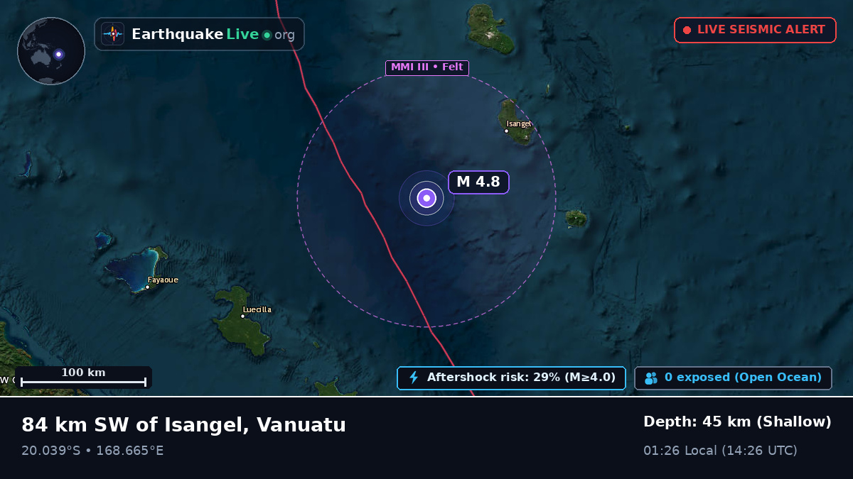 South Pacific Ocean (Vanuatu)