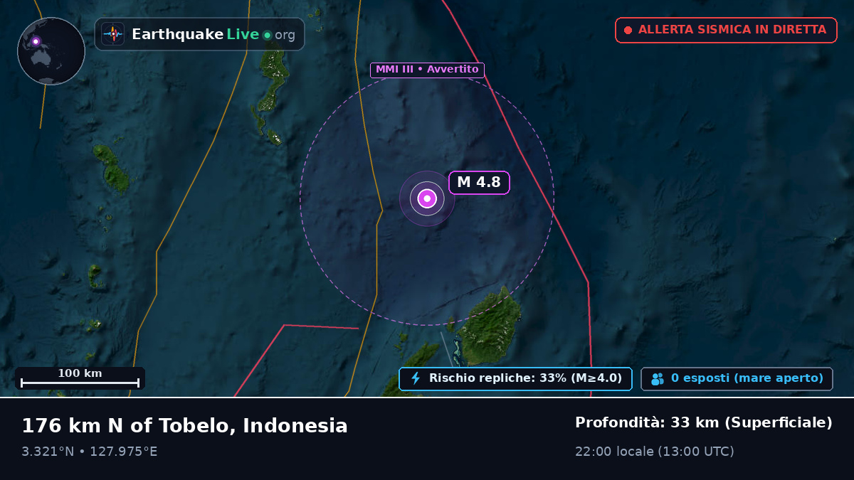 Oceano Pacifico settentrionale (Indonesia)
