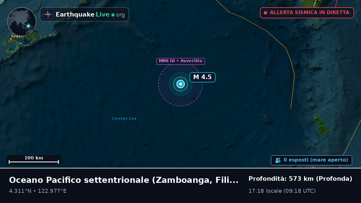 Oceano Pacifico settentrionale (Filippine)
