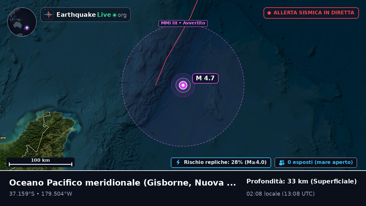 Oceano Pacifico meridionale (Nuova Zelanda)