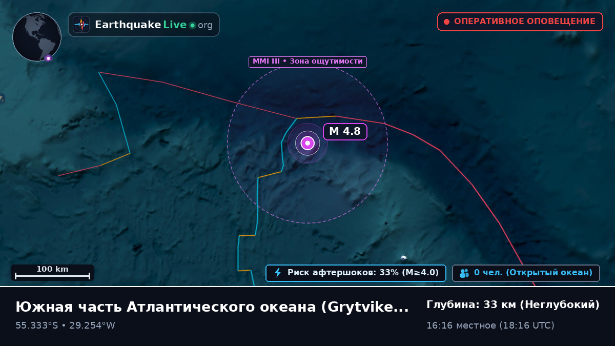 Южная часть Атлантического океана (South Georgia and the Islands)