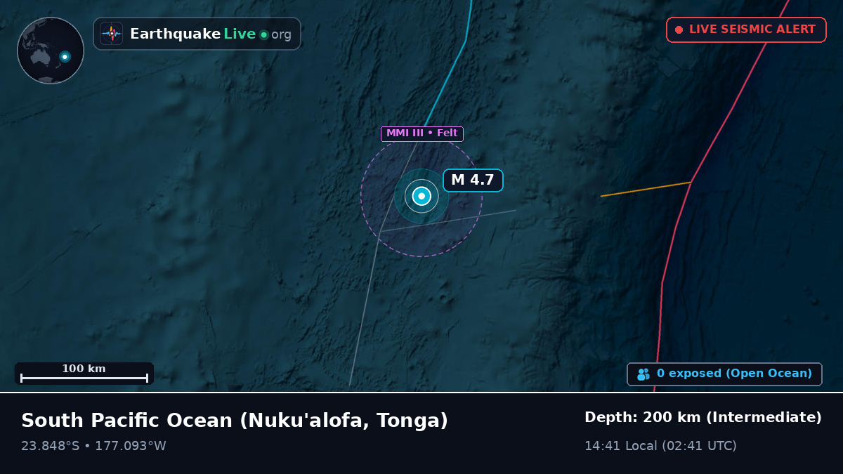 South Pacific Ocean (Tonga)