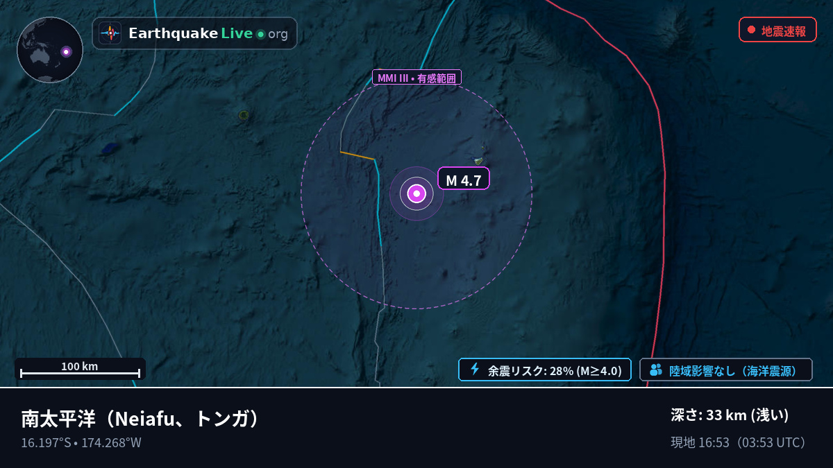 南太平洋 (トンガ)