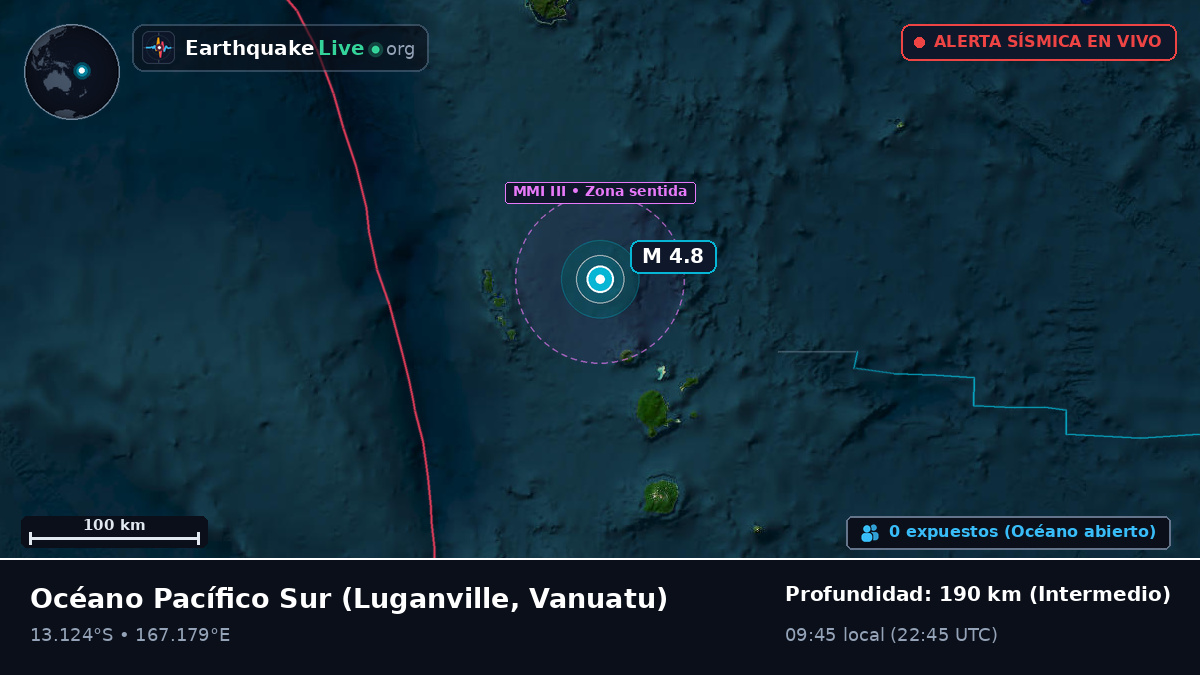 Océano Pacífico Sur (Vanuatu)