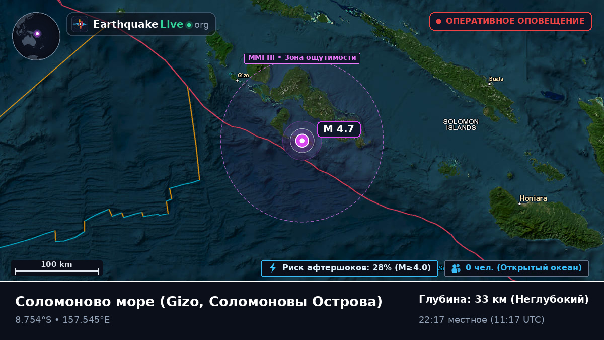 Соломоново море (Соломоновы Острова)