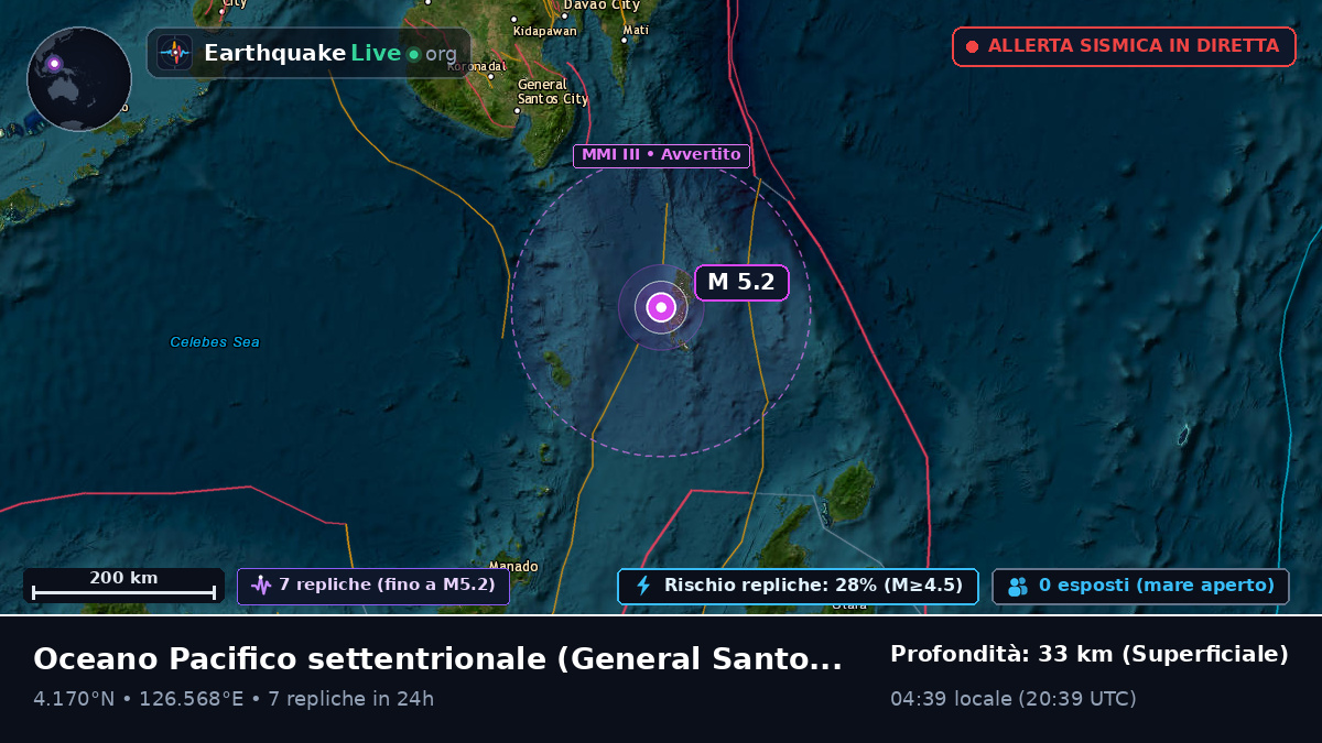 Oceano Pacifico settentrionale (Filippine)
