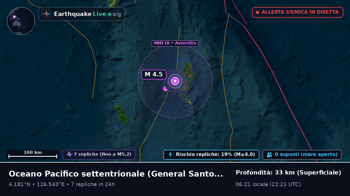 Oceano Pacifico settentrionale (Filippine)