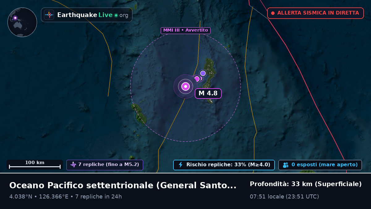 Oceano Pacifico settentrionale (Filippine)