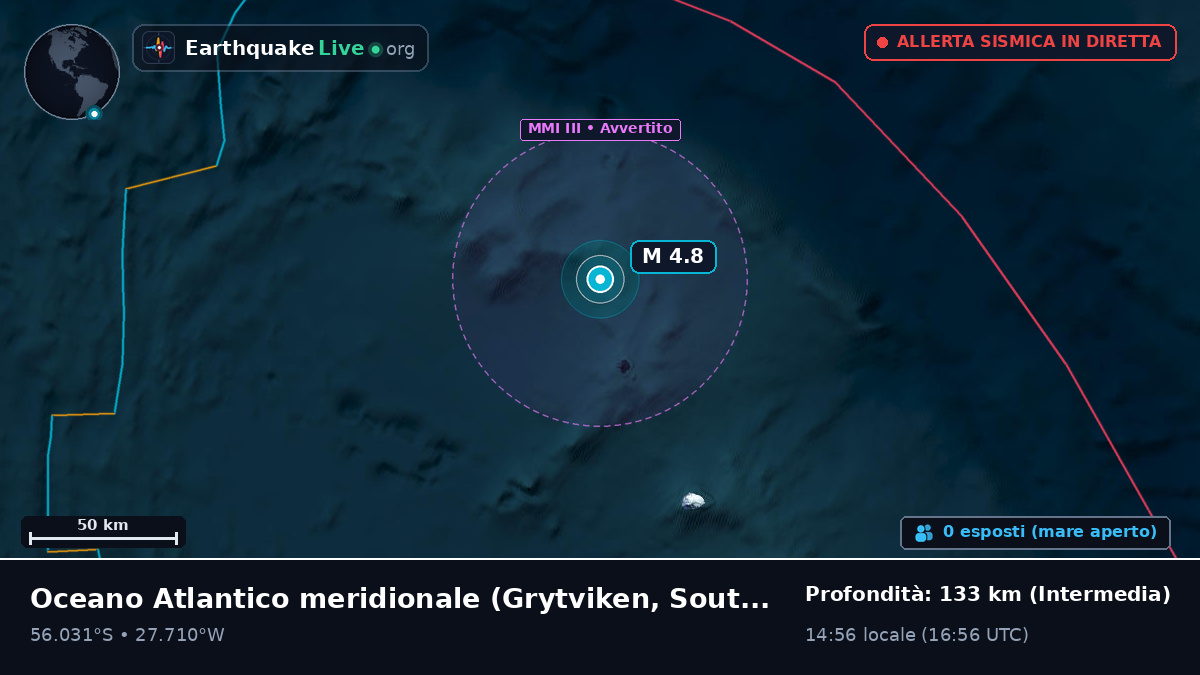 Oceano Atlantico meridionale (South Georgia and the Islands)