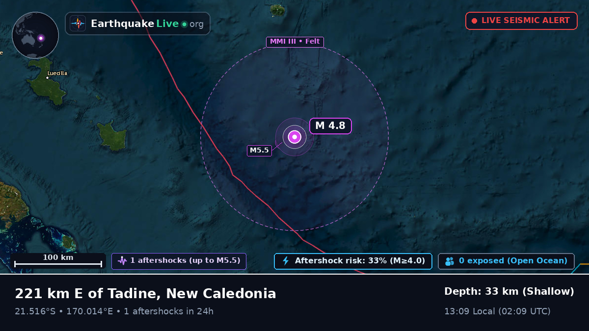 South Pacific Ocean (New Caledonia)