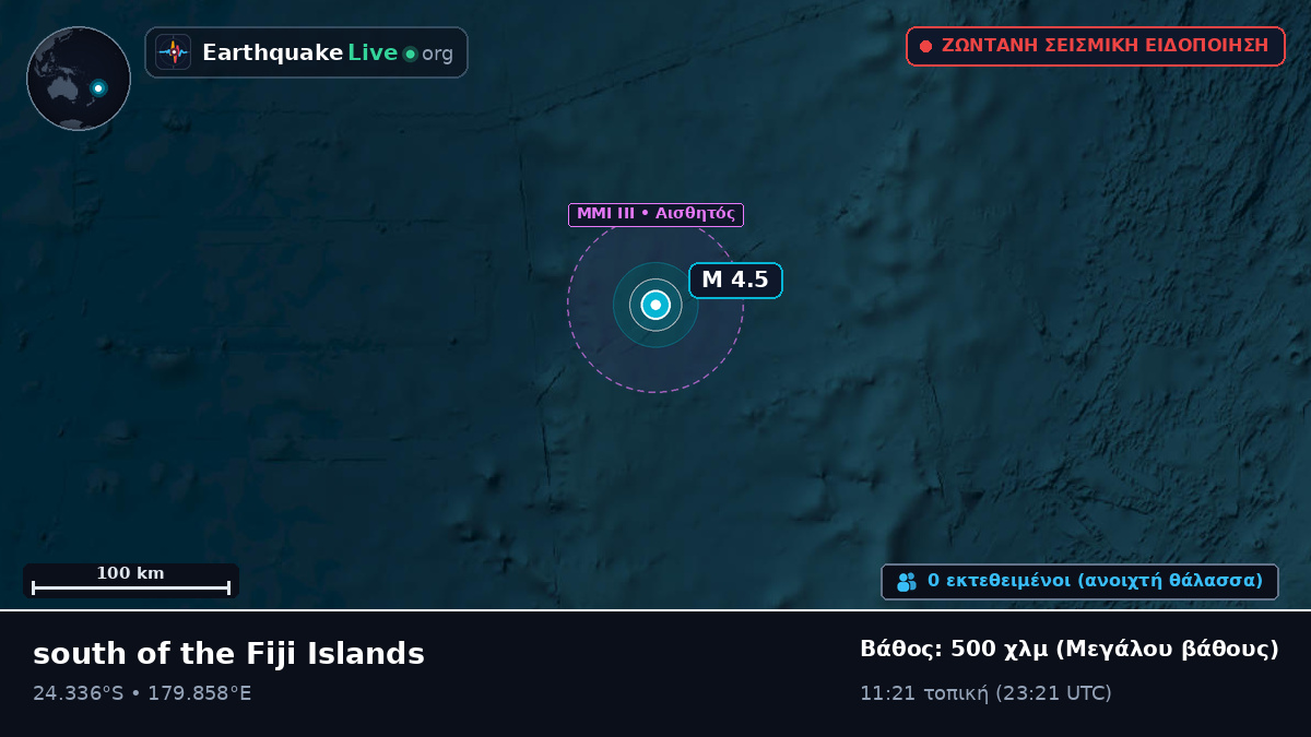 Νότιος Ειρηνικός Ωκεανός (Kermadec Islands)