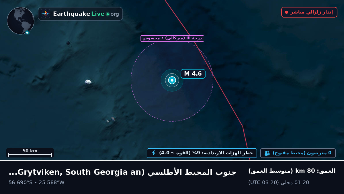 جنوب المحيط الأطلسي (South Georgia and the Islands)