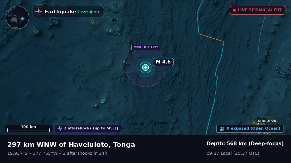 South Pacific Ocean (Tonga)
