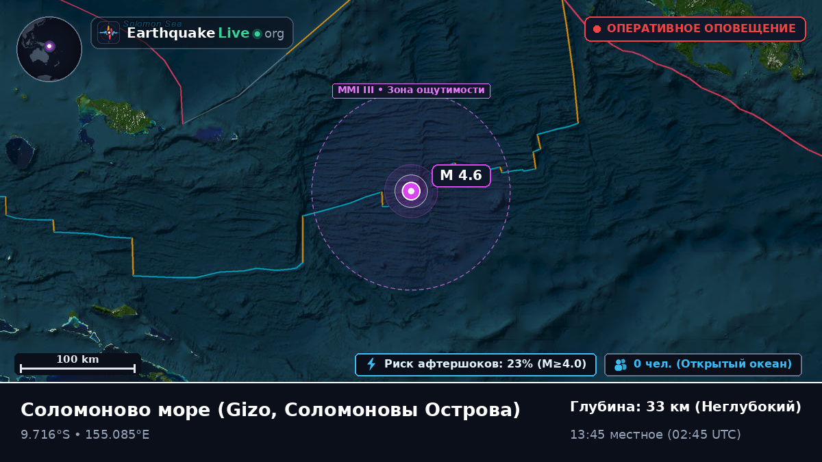 Соломоново море (Соломоновы Острова)