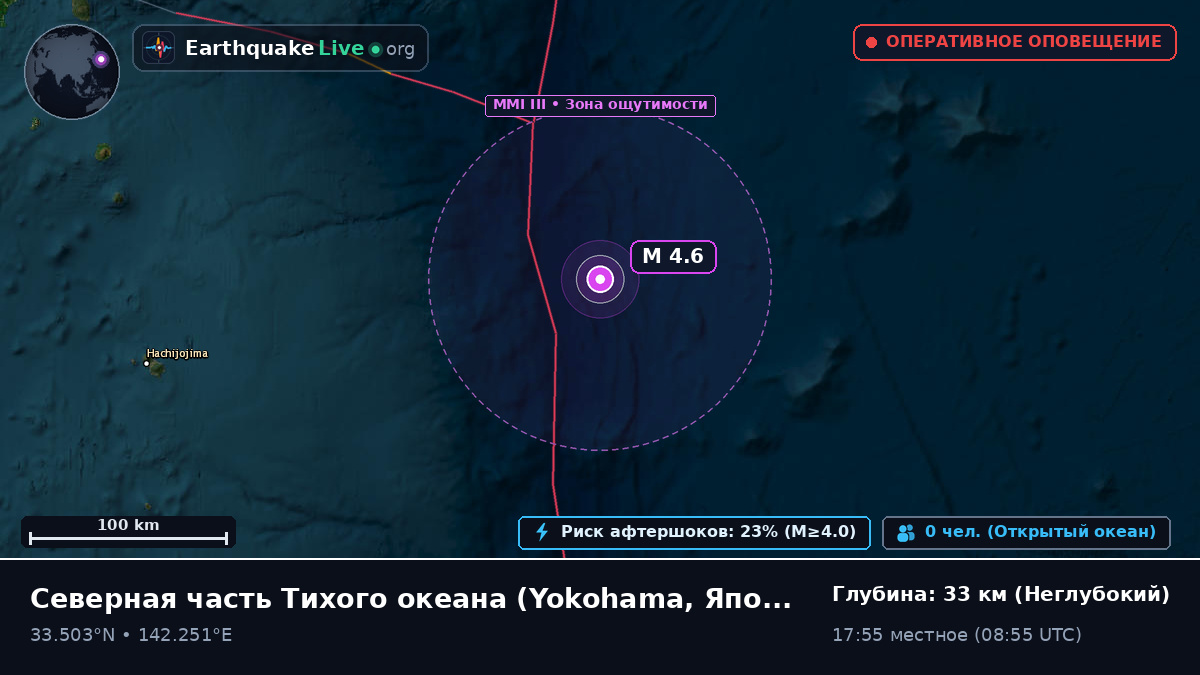 Северная часть Тихого океана (Япония)