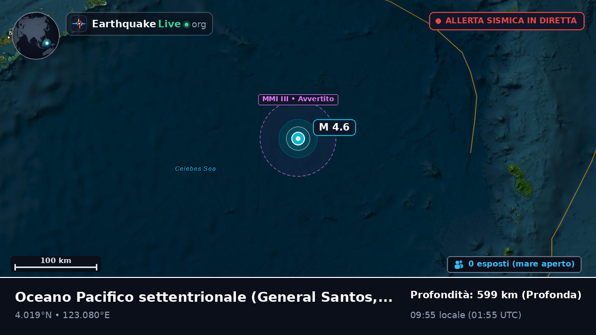 Oceano Pacifico settentrionale (Filippine)