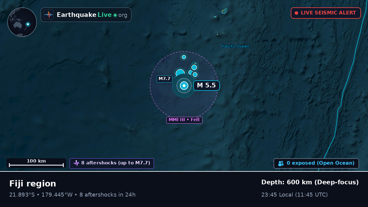 South Pacific Ocean (Tonga)