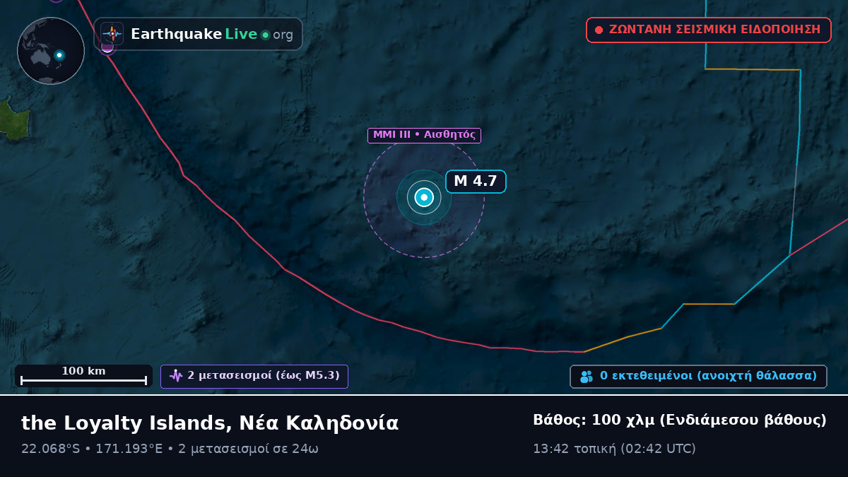 Νότιος Ειρηνικός Ωκεανός (Νέα Καληδονία)