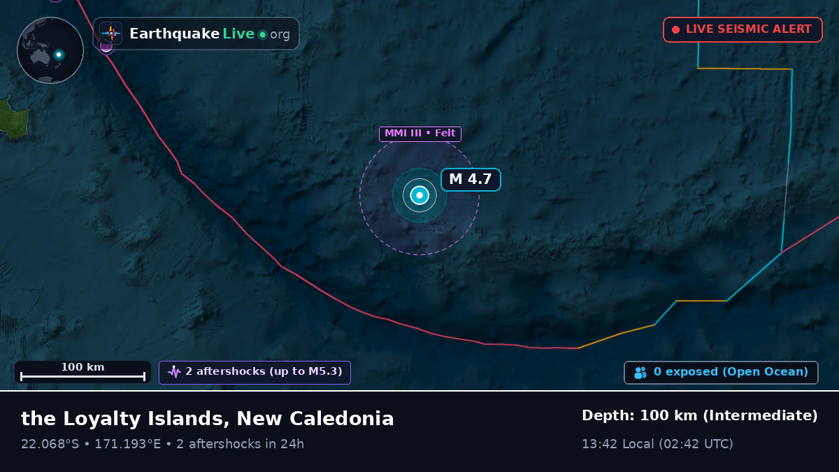 South Pacific Ocean (New Caledonia)