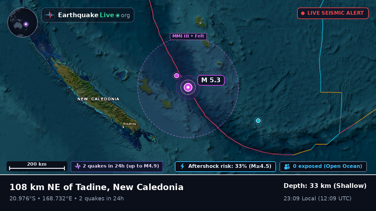 South Pacific Ocean (New Caledonia)