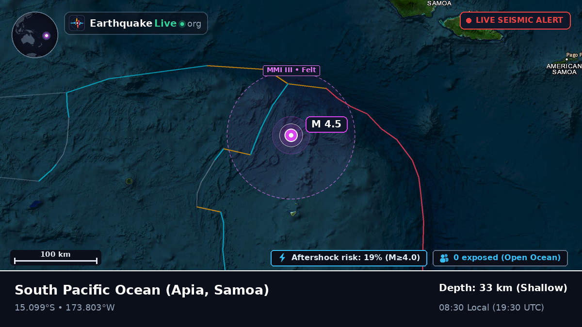South Pacific Ocean (Samoa)