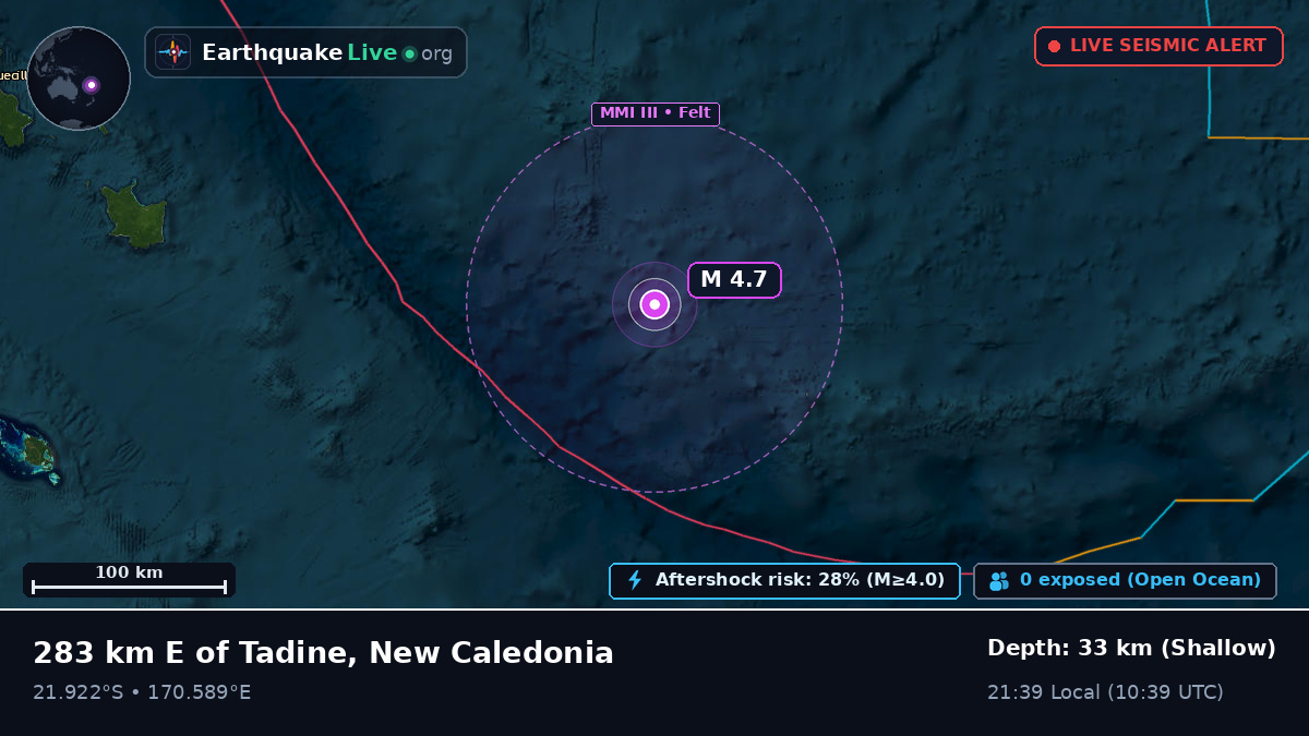 South Pacific Ocean (New Caledonia)