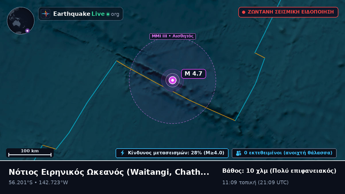 Νότιος Ειρηνικός Ωκεανός (Chatham Islands)