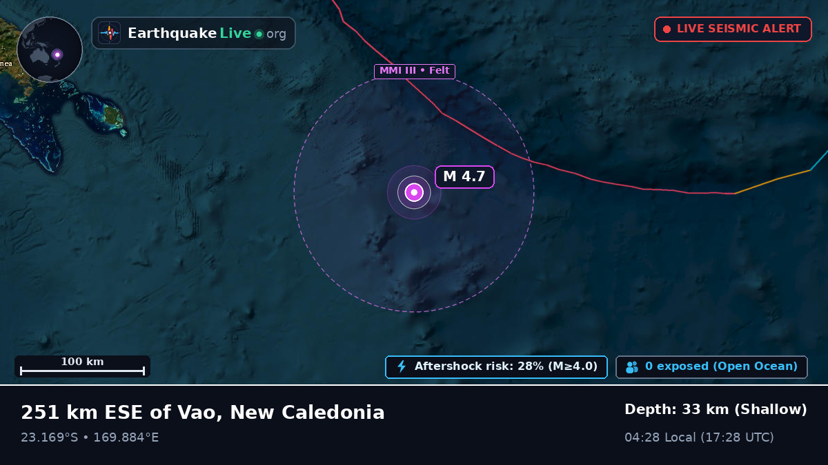 South Pacific Ocean (New Caledonia)