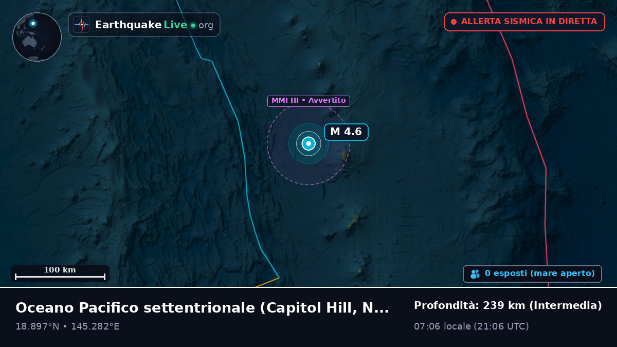 Oceano Pacifico settentrionale (Northern Mariana Islands)