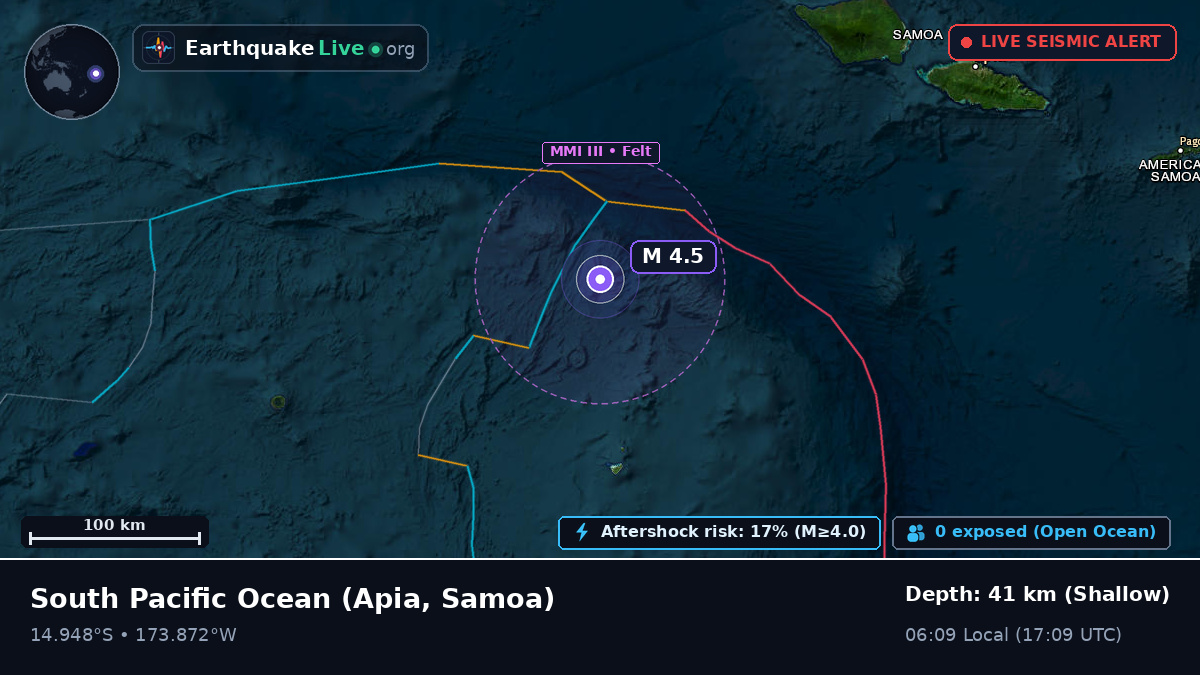 South Pacific Ocean (Samoa)